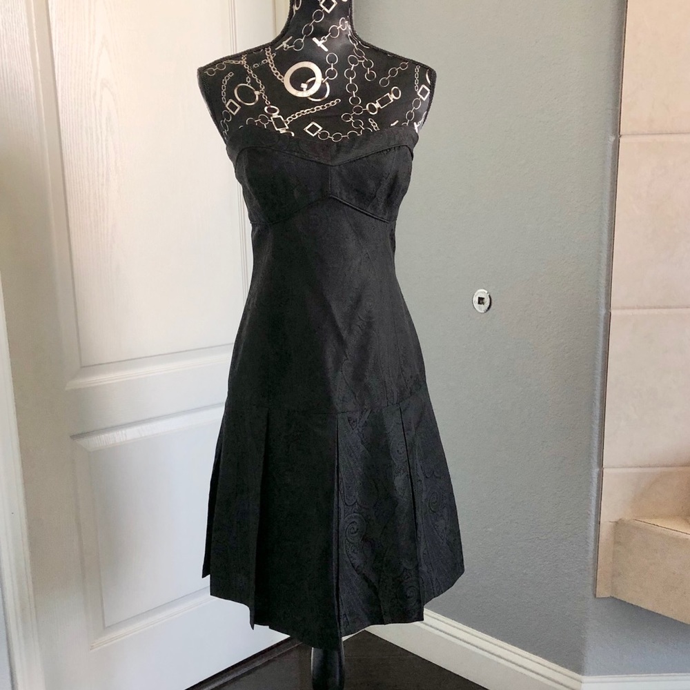 Shoshanna Silk black strapless sweetheart dress